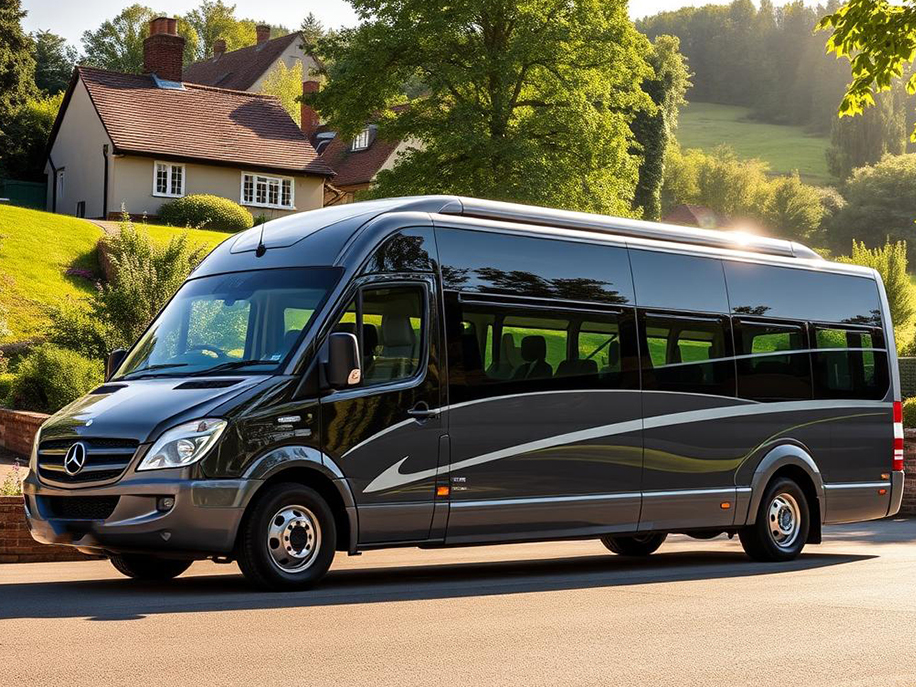 east london minibus hire with driver for wedding service