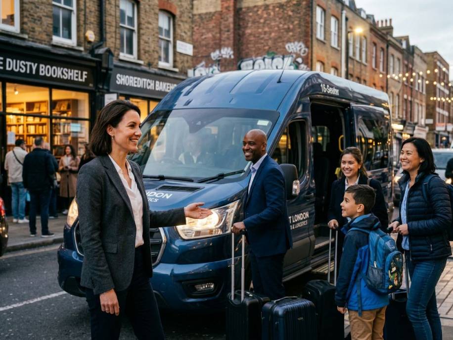 sharing costs benefit large groups hiring a minibus