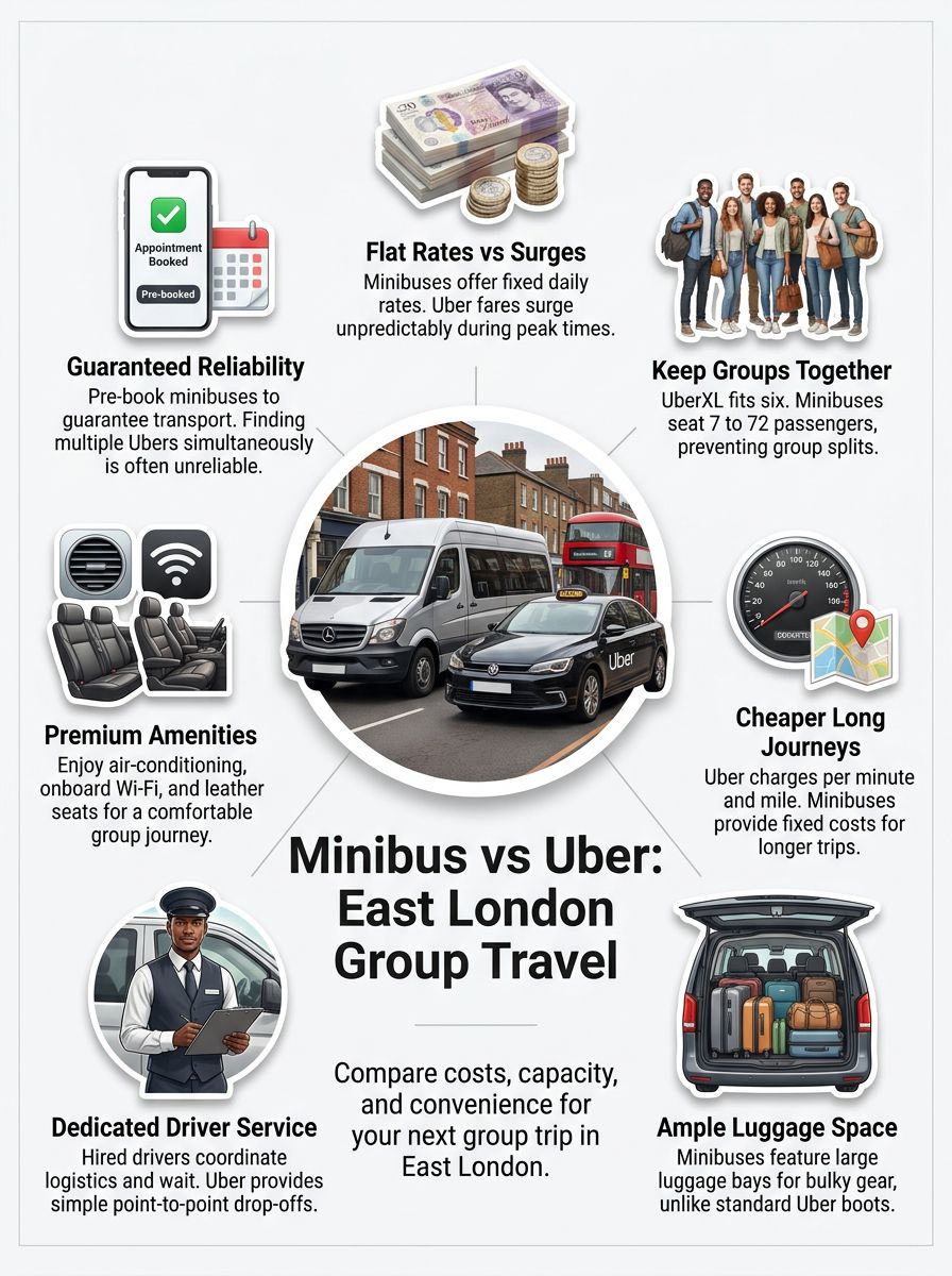 Group Travel Options in East London